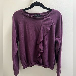 Purple Long Sleeve Sweater